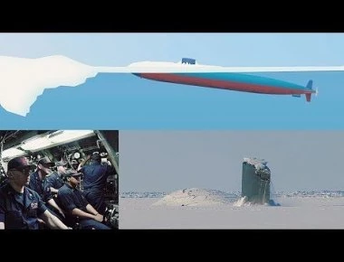 Η στιγμή που το αμερικανικό υποβρύχιο αναδύεται στον πάγο του Αρκτικού Ωκεανού μέσα από το θάλαμο ελέγχου (βίντεο)